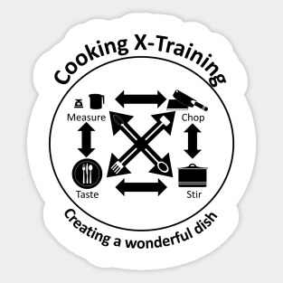 Cooking X-training  wonderful dish Sticker